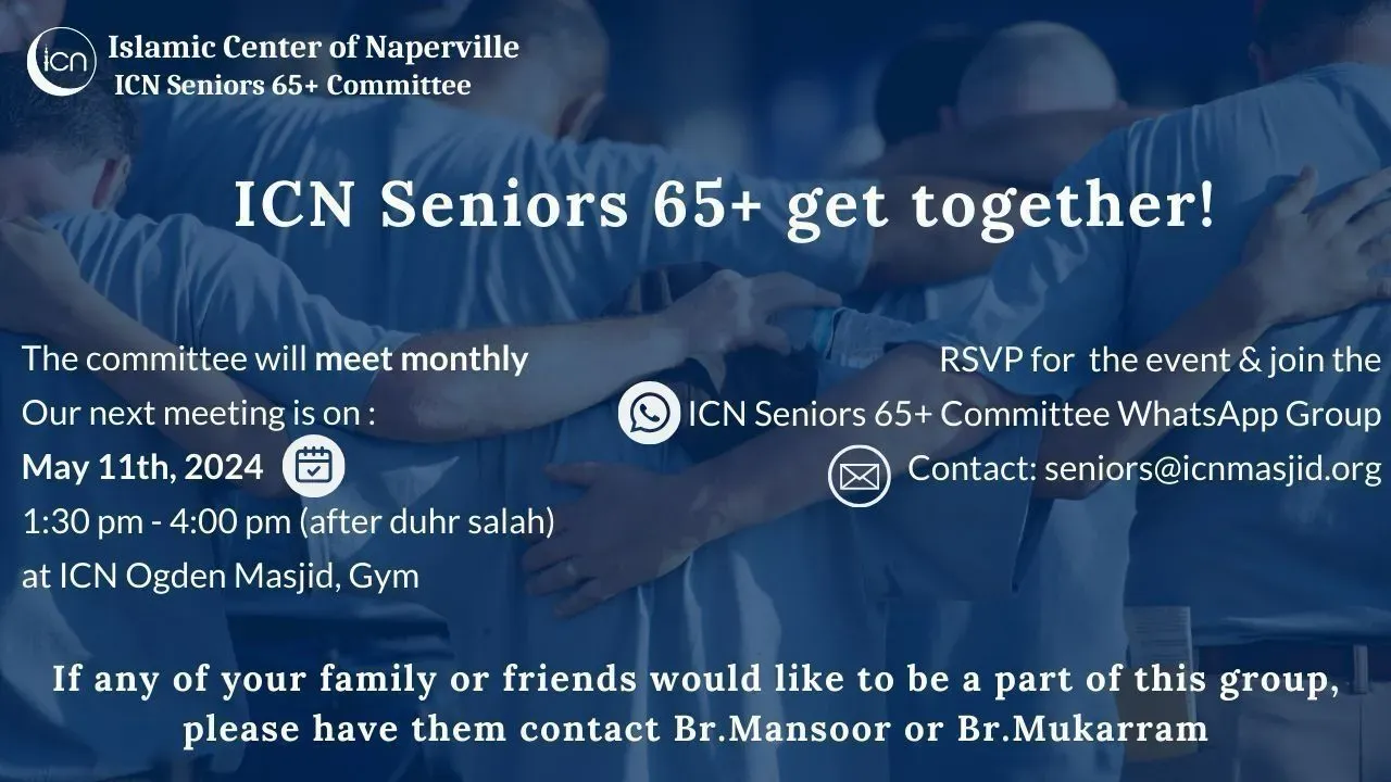 Seniors 65+ Committee Meeting