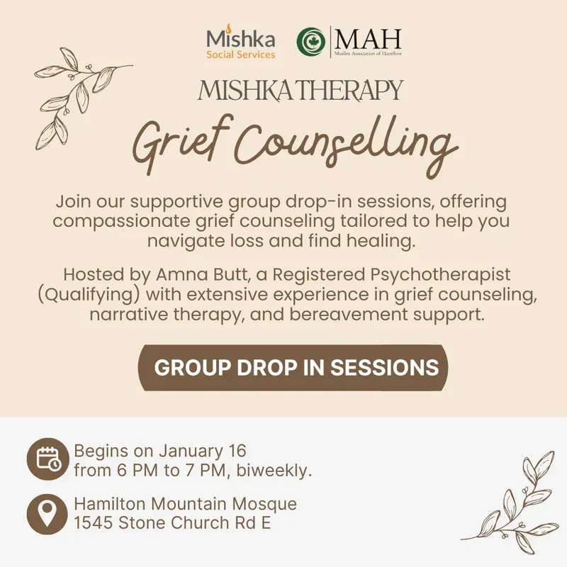 Grief Counseling Group Drop-In Sessions