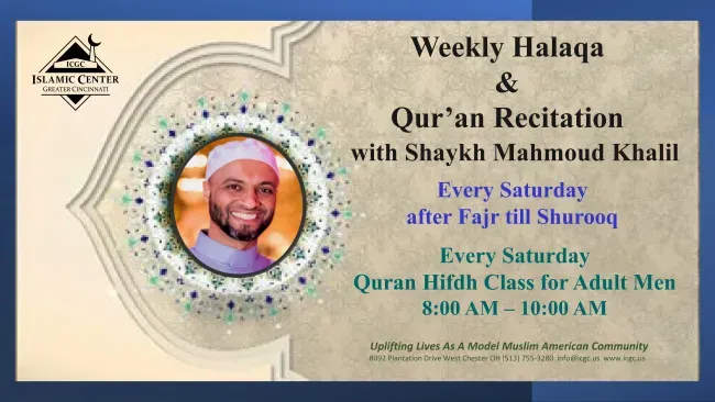 Weekly Halaqa & Qur'an Recitation