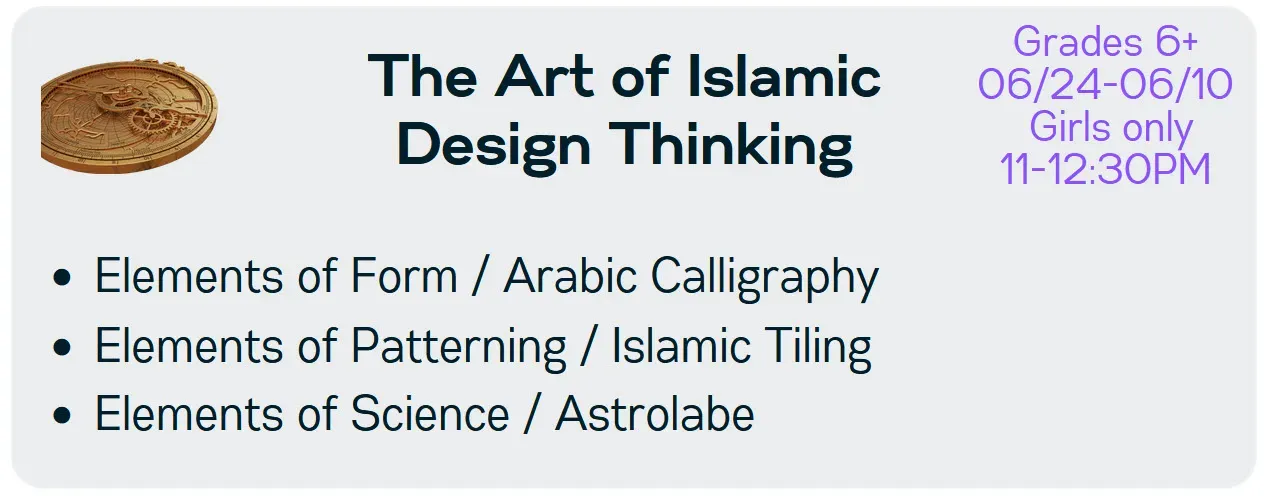 The Art of Islamic Design Thinking