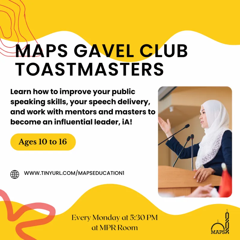 MAPS Gavel Club Toastmaster