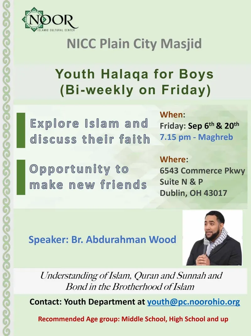 Youth Halaqa for Boys