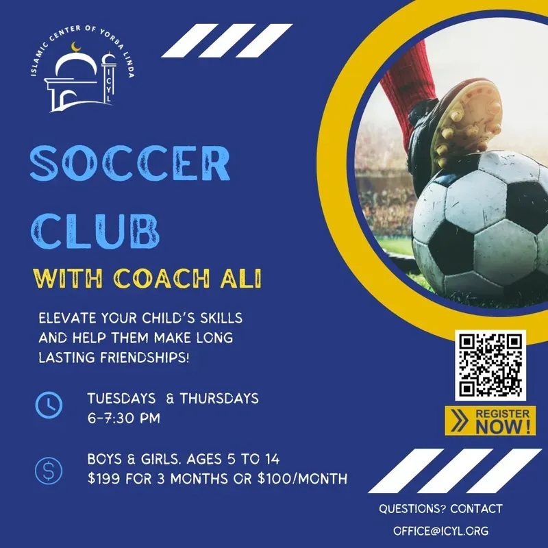 Soccer Club with Coach Ali