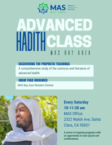 ADVANCED HADITH CLASS