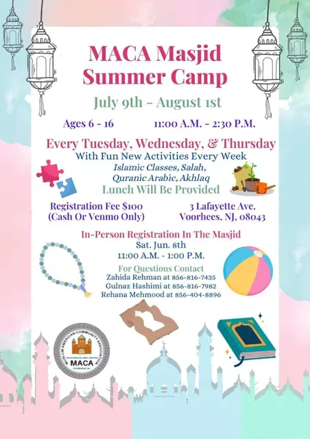 MACA Masjid Summer Camp