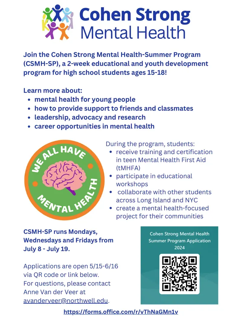 Cohen Strong Mental Health Summer Program