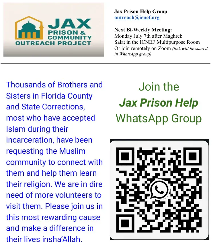 Jax prison support group