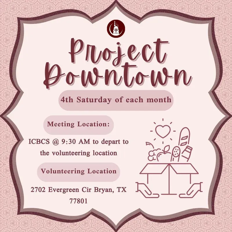 Monthly Downtown Volunteering Project