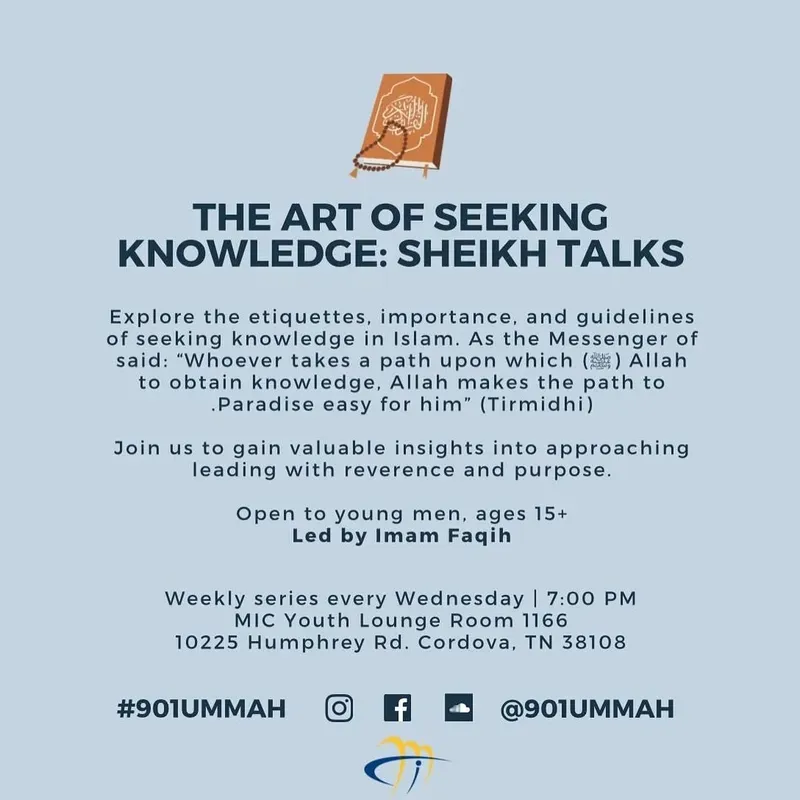 The Art of Seeking Knowledge: Sheikh Talks