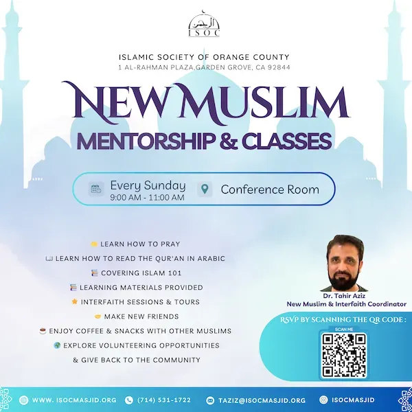 New Muslim Mentorship & Classes