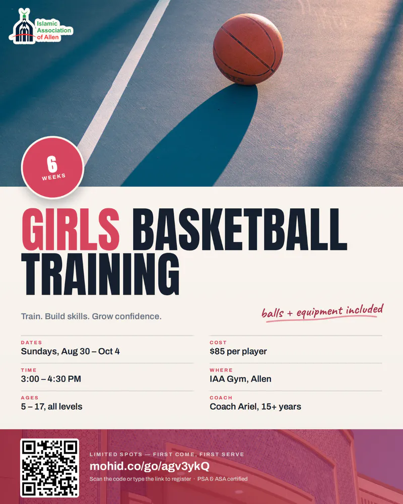 Basketball Training at IAA (Girls and Boys Sessions)