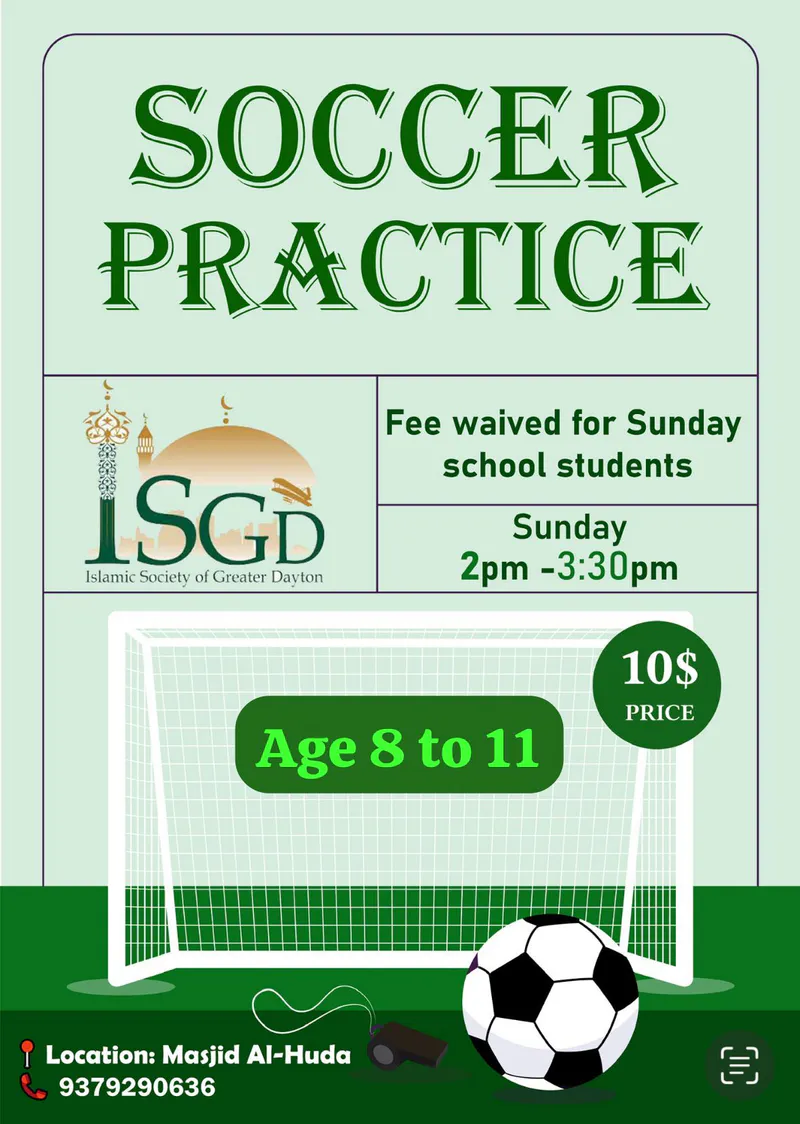 Soccer Practice for Ages 8-11
