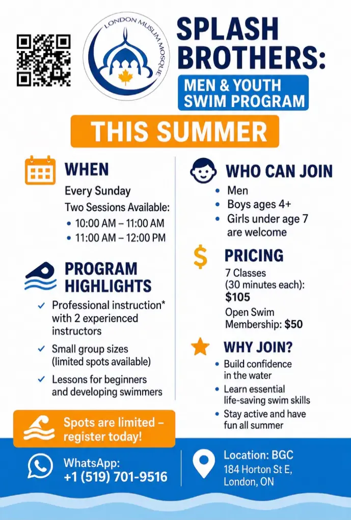 Splash Brothers Swim Program for Men & Youth