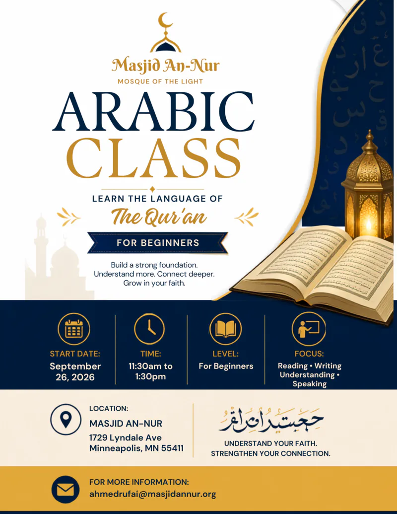 Arabic Class: Learn the Language of the Quran for Beginners