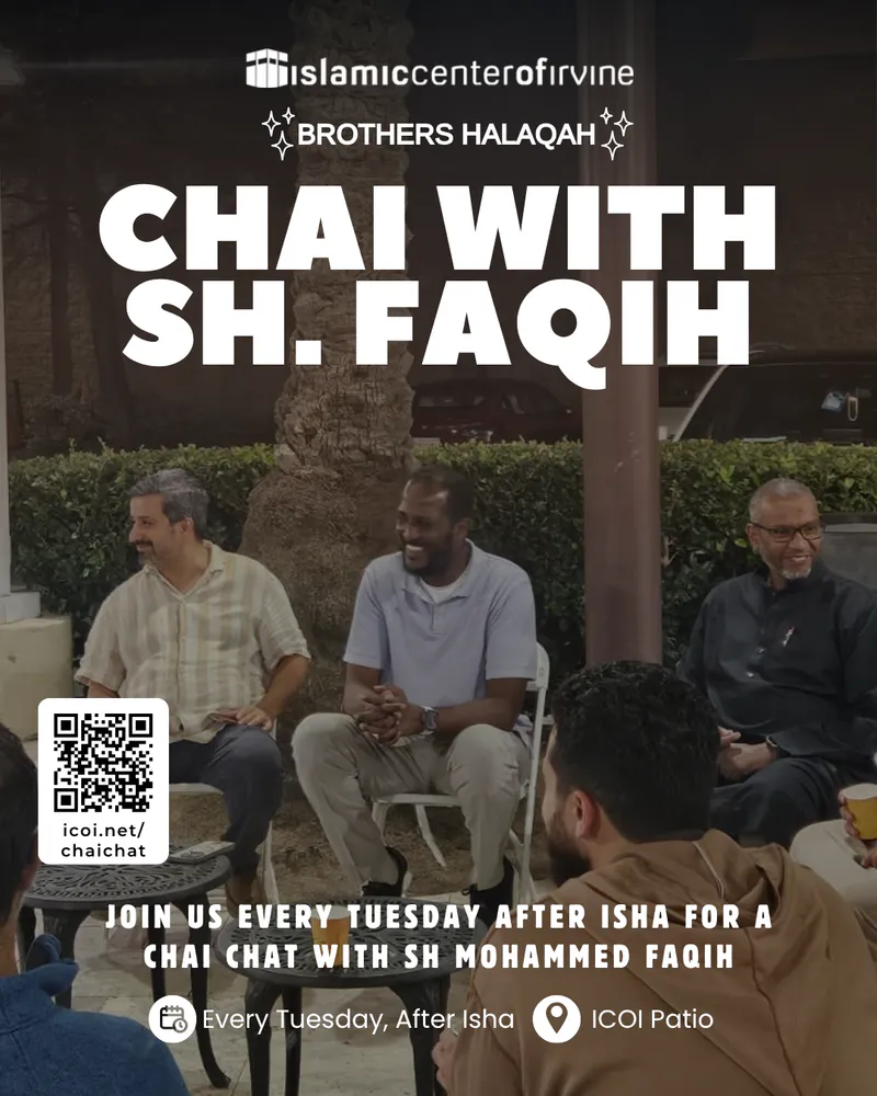 Chai Chat with Sh. Mohammed Faqih