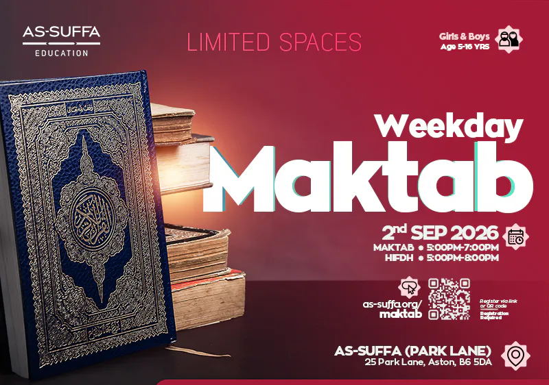 Evening Maktab & Hifdh Programs