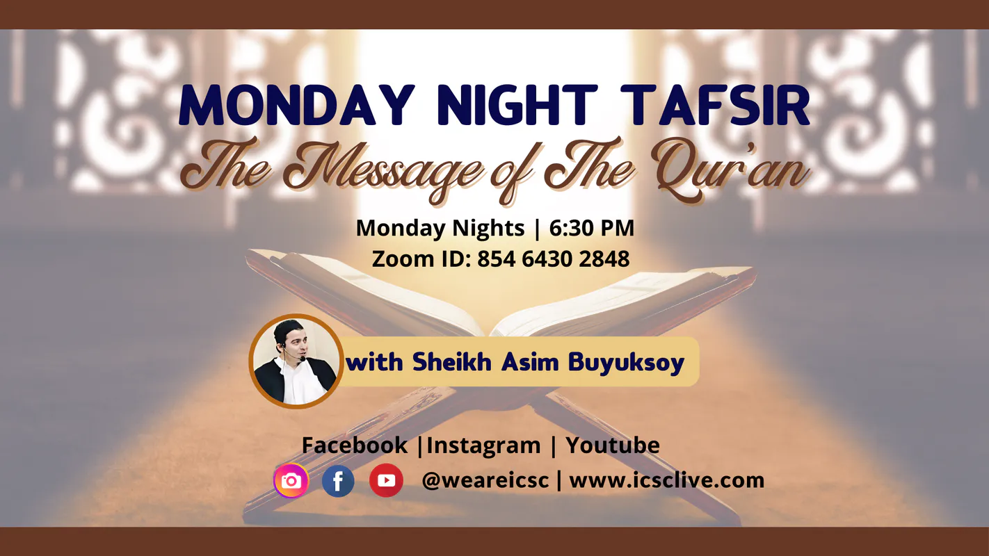 Monday Night Tafsir