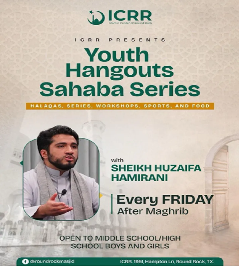 Youth Hangouts: Sahaba Series with Sheikh Huzaifa Hamirani
