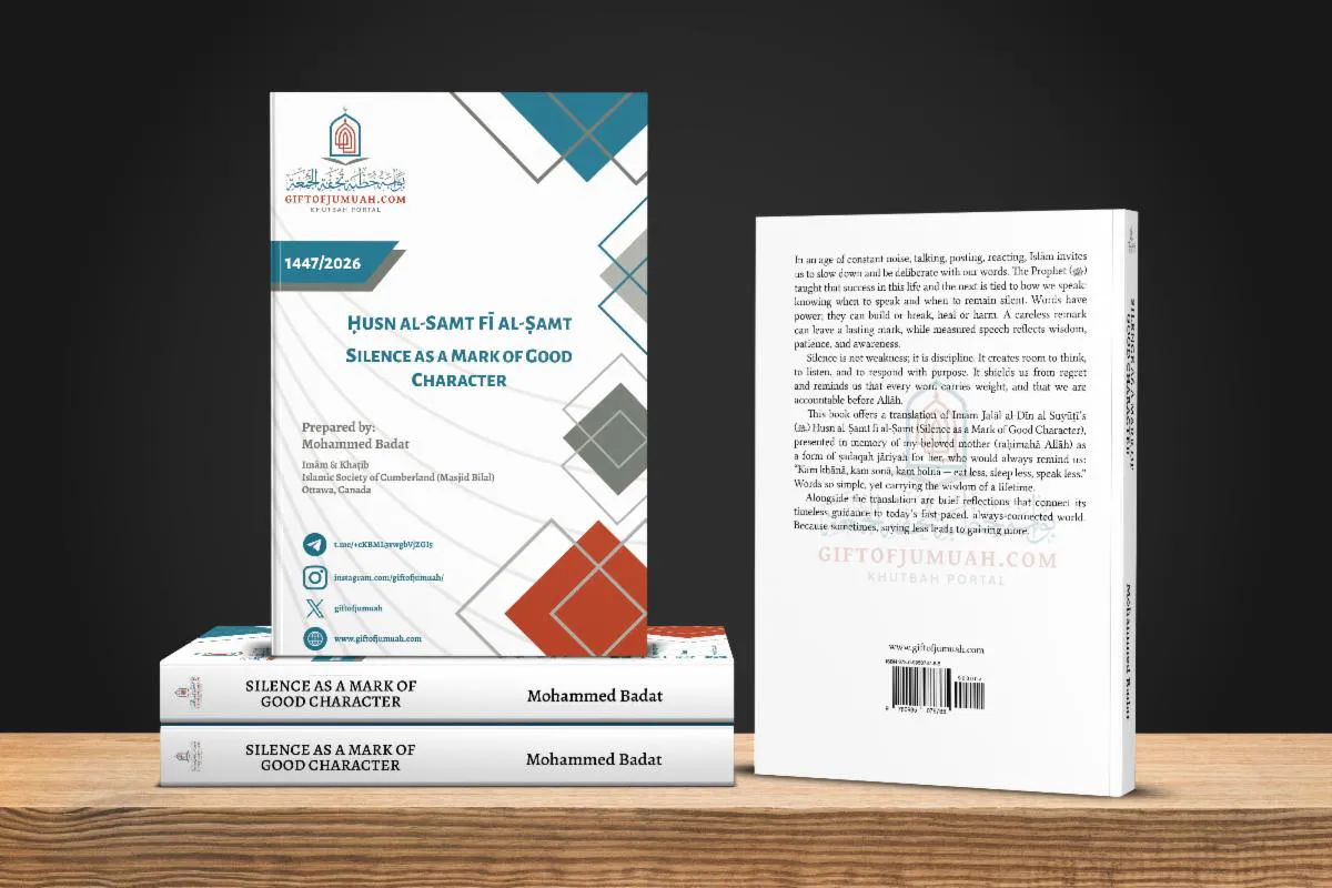 Publication Launch: Husn al-Samt fi al-Samt (Silence as a Mark of Good Character)