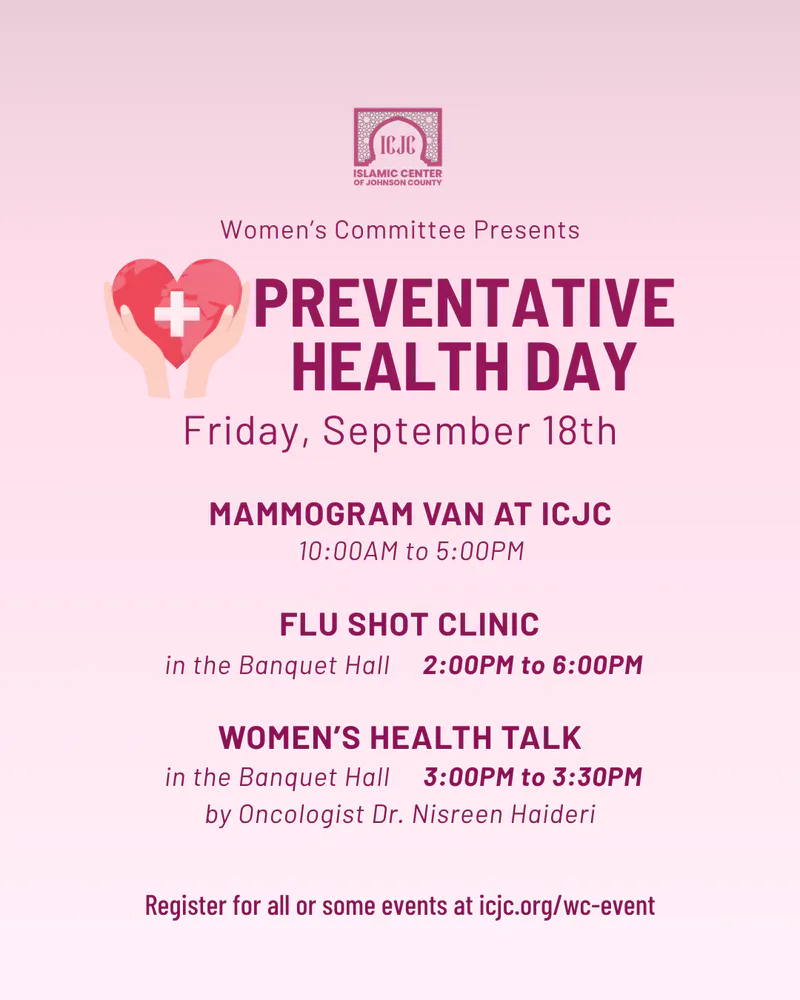 Preventative Health Day at ICJC
