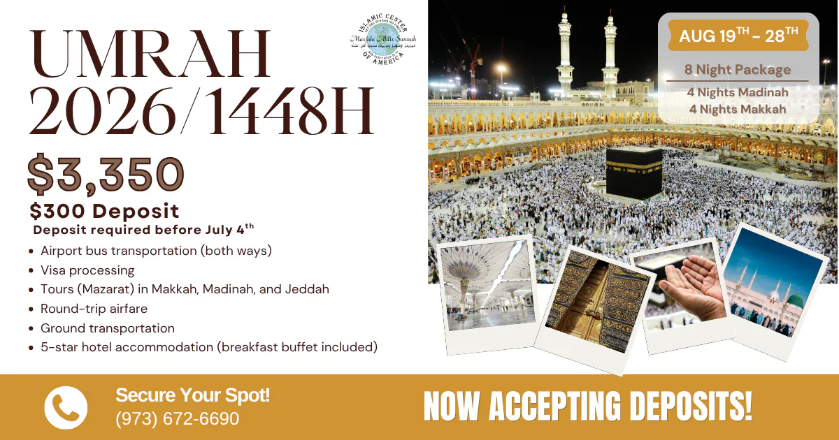 Umrah 8-Night Package to Madinah & Makkah
