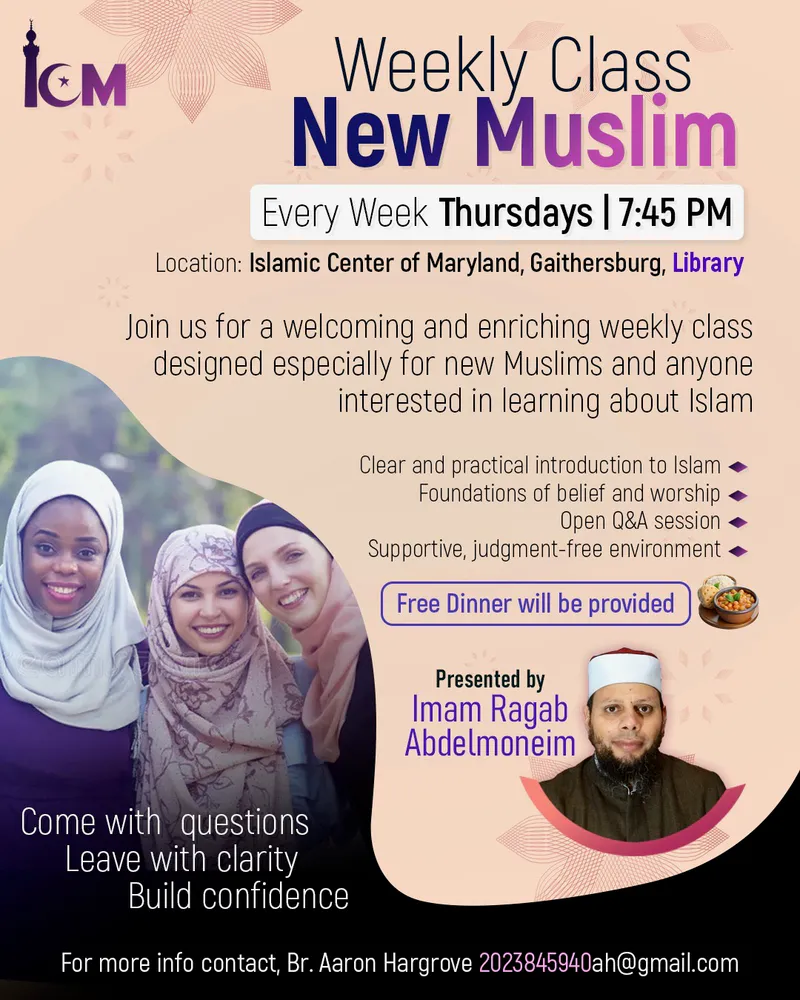 New Muslim Weekly Class
