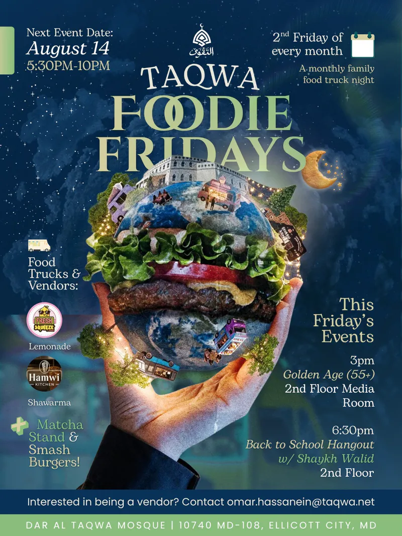 Taqwa Fridays: Monthly Family Food Truck Night