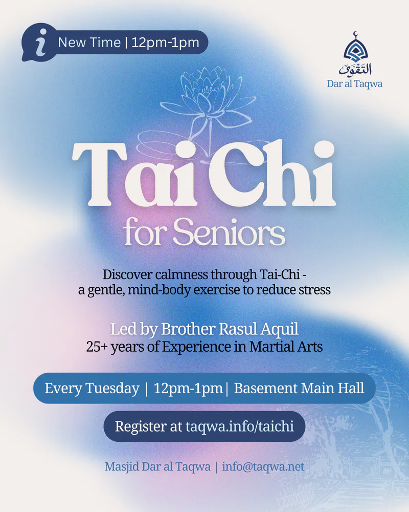 Tai Chi for Seniors at Dar al Taqwa