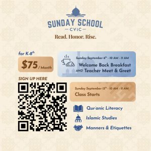 CVIC Sunday School: Read. Honor. Rise.