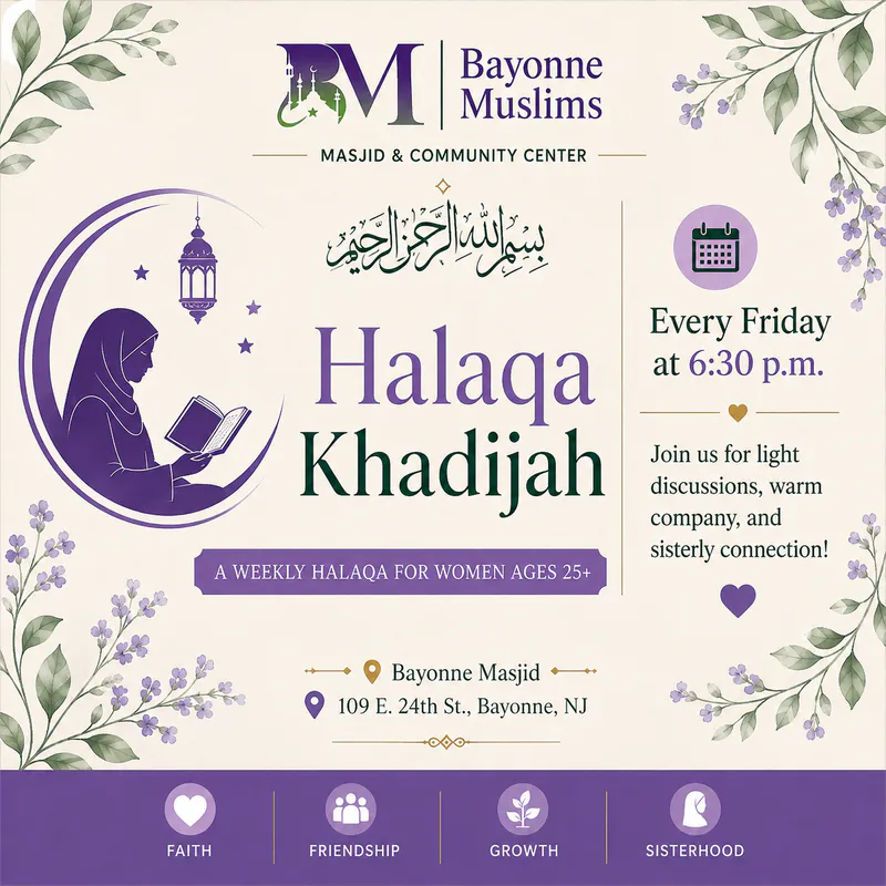 Weekly Halaqa for Women 25+