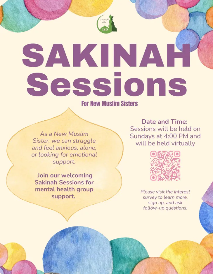 Sakinah Sessions for New Muslim Sisters