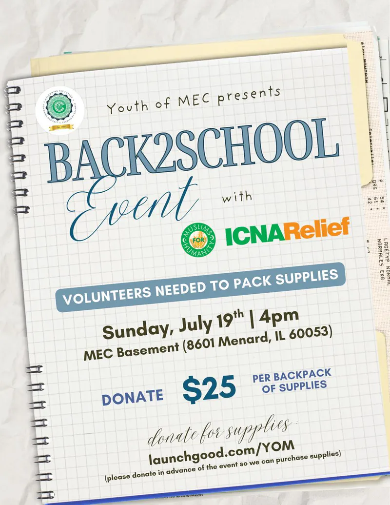 Back2School Backpack Packing Event