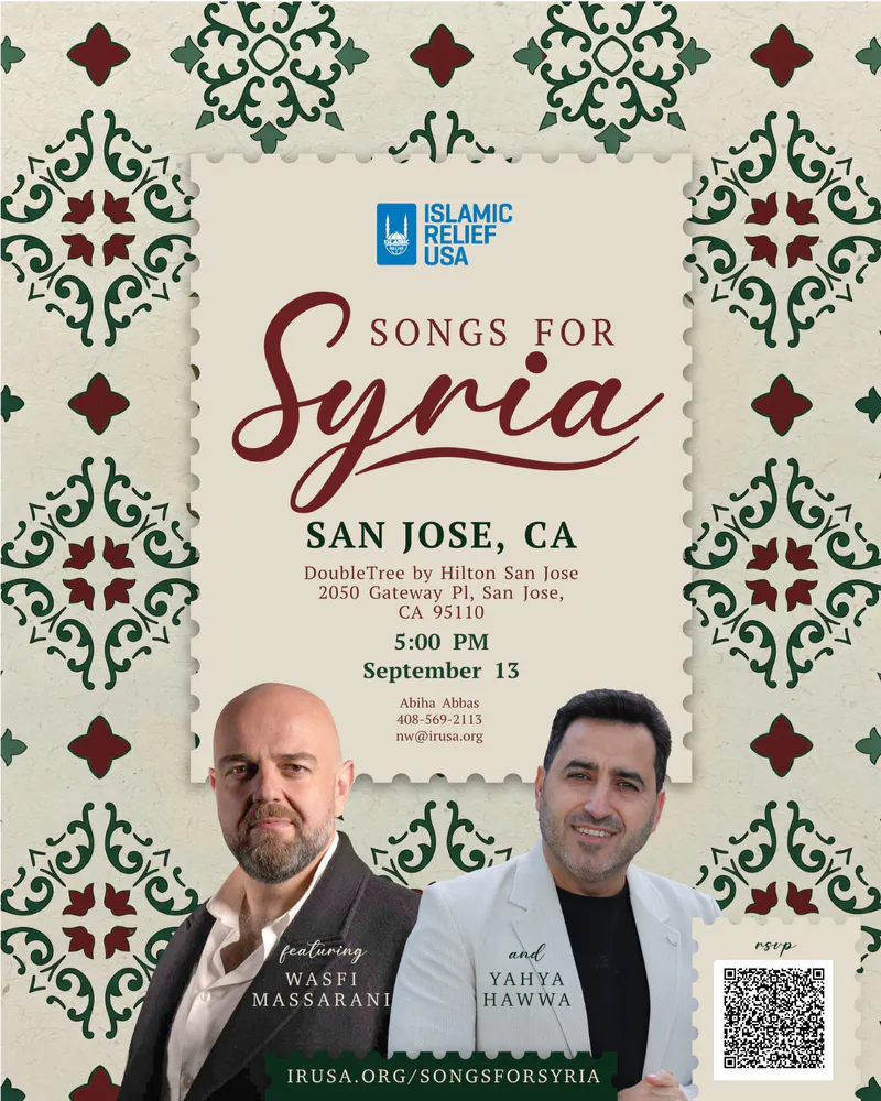 Songs for Syria Fundraiser with Islamic Relief USA
