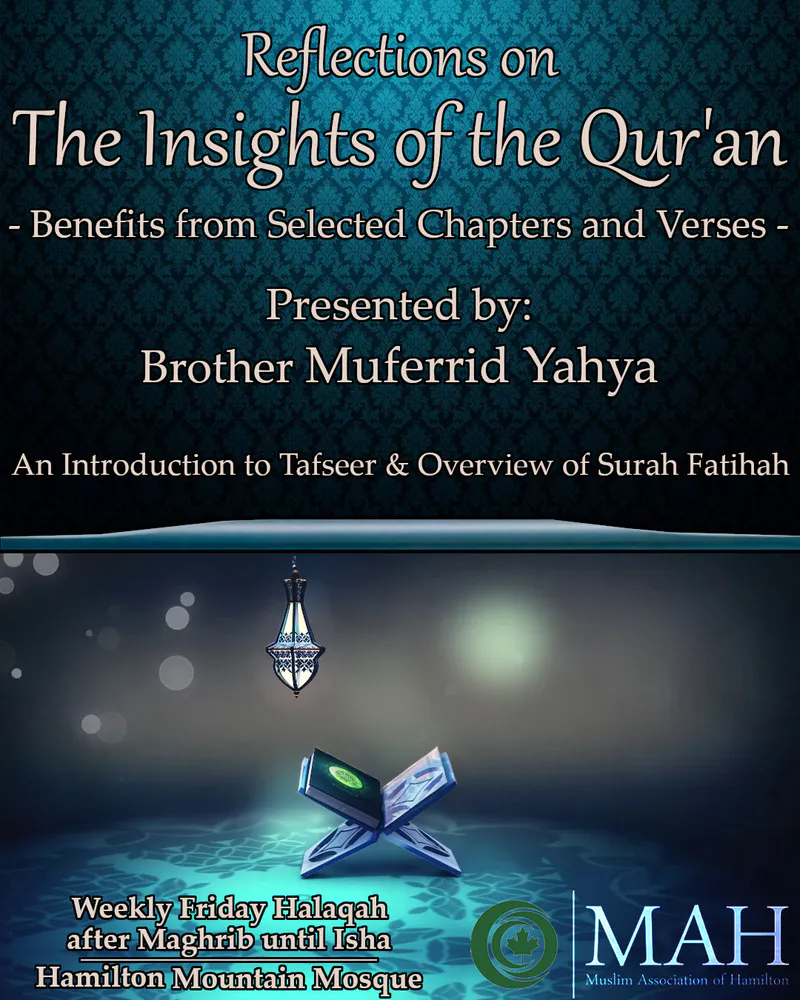 Reflections on the Qur'an: Insights from Selected Chapters and Verses
