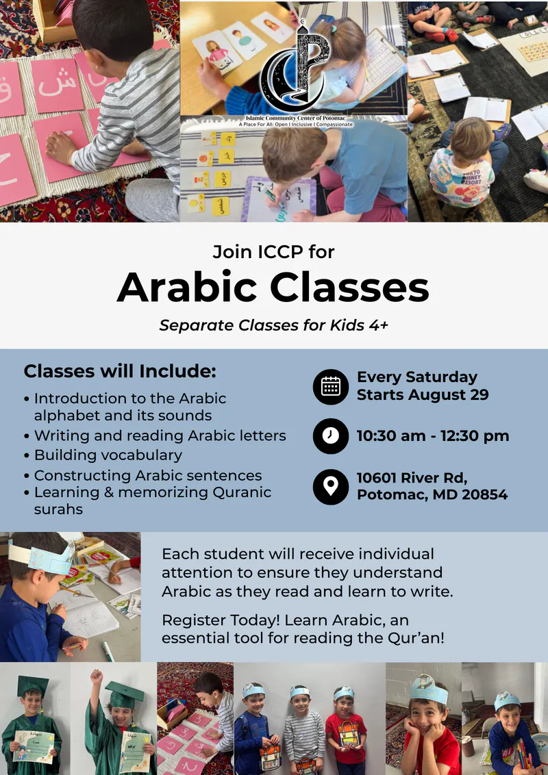 ICCP Arabic Classes for Kids 4+