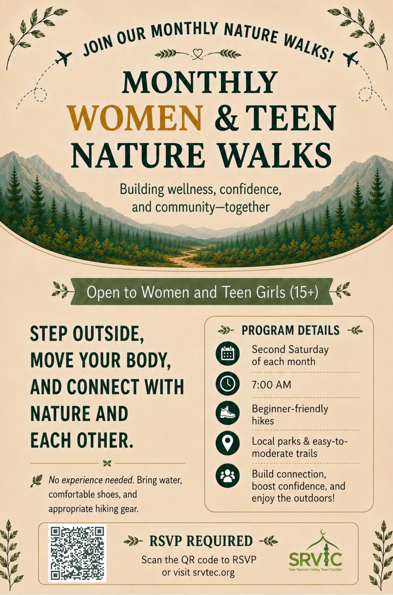 Monthly Nature Walks for Women & Teens