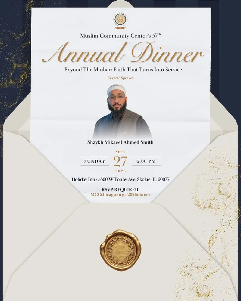 MCC 57th Annual Dinner: Beyond The Minbar — Faith That Turns Into Service