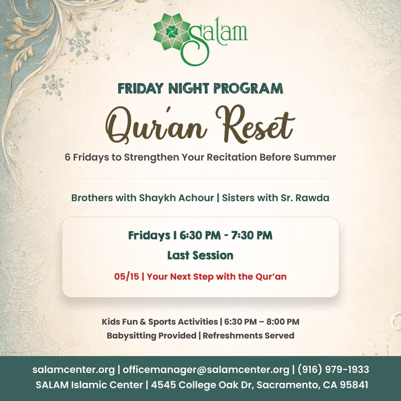 Friday Night Quran Recitation Program