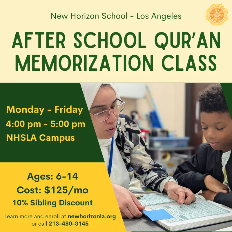 After School Qur'an Memorization Class