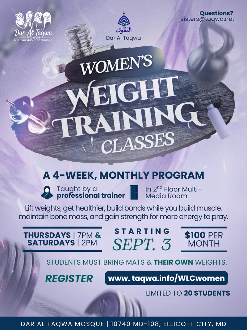 Women’s Weight Training Class: Build a Strong Sisterhood