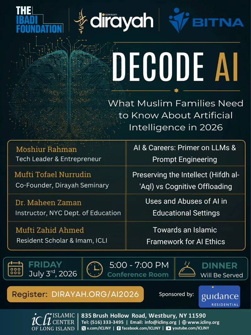 Decode AI: What Muslim Families Need to Know About Artificial Intelligence in 2026