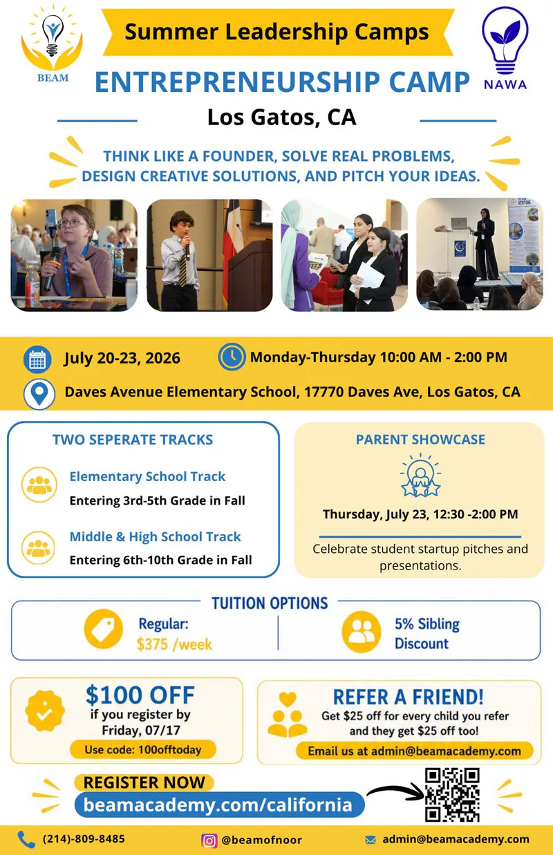 Beam Entrepreneurship Camp — Summer Leadership Camp