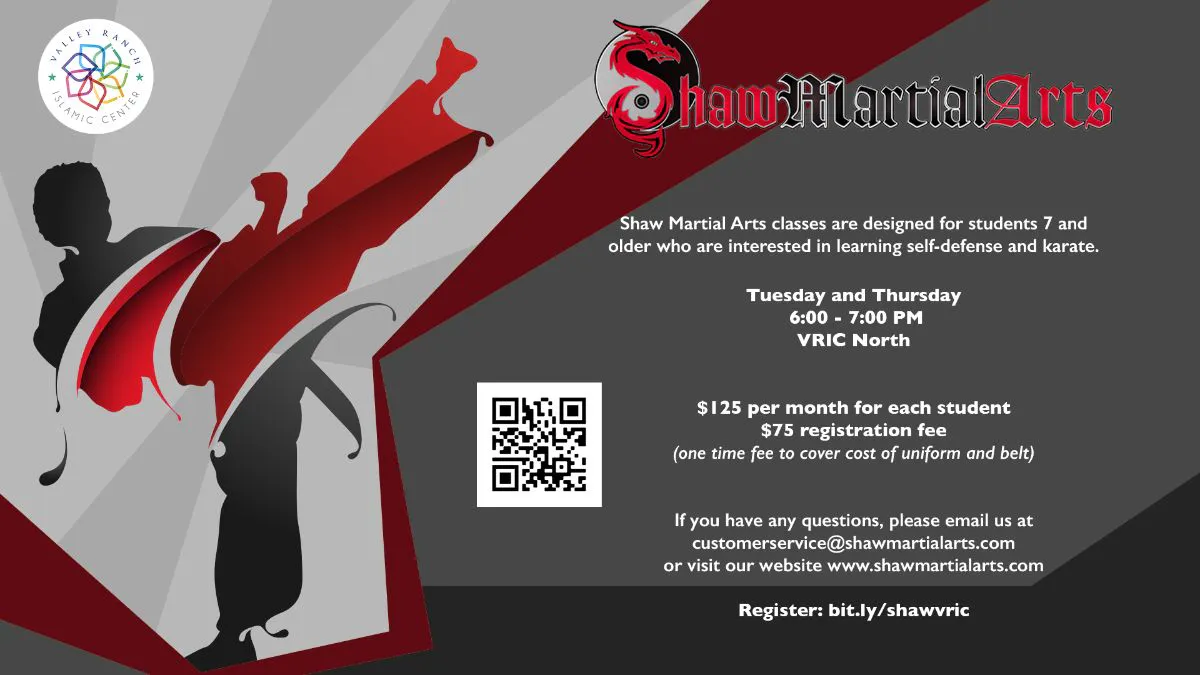 Shaw Martial Arts Classes at VRIC North