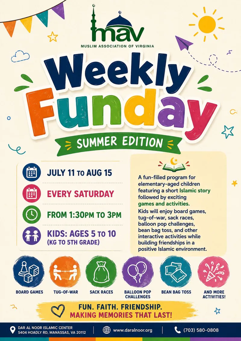 Weekly FunDay Summer Edition