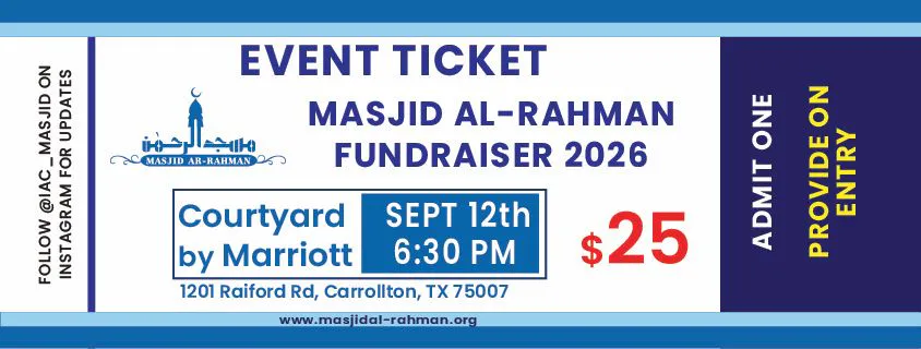 Masjid Al-Rahman Fundraiser 2026