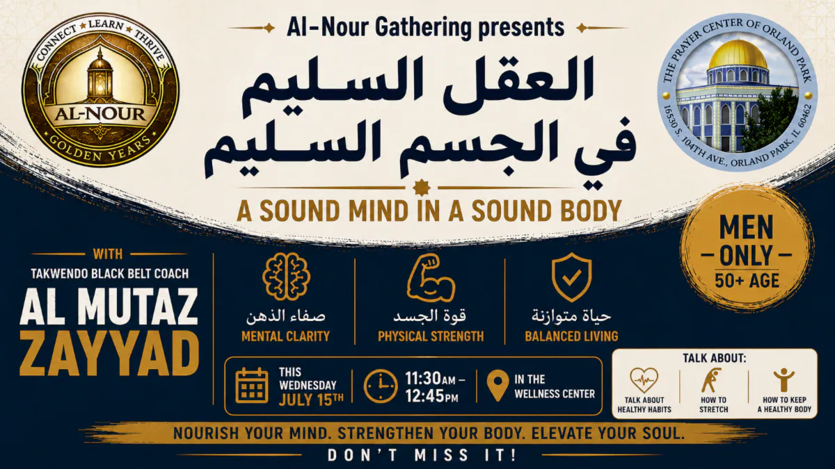 A Sound Mind in a Sound Body: Wellness Talk for 50+ Men