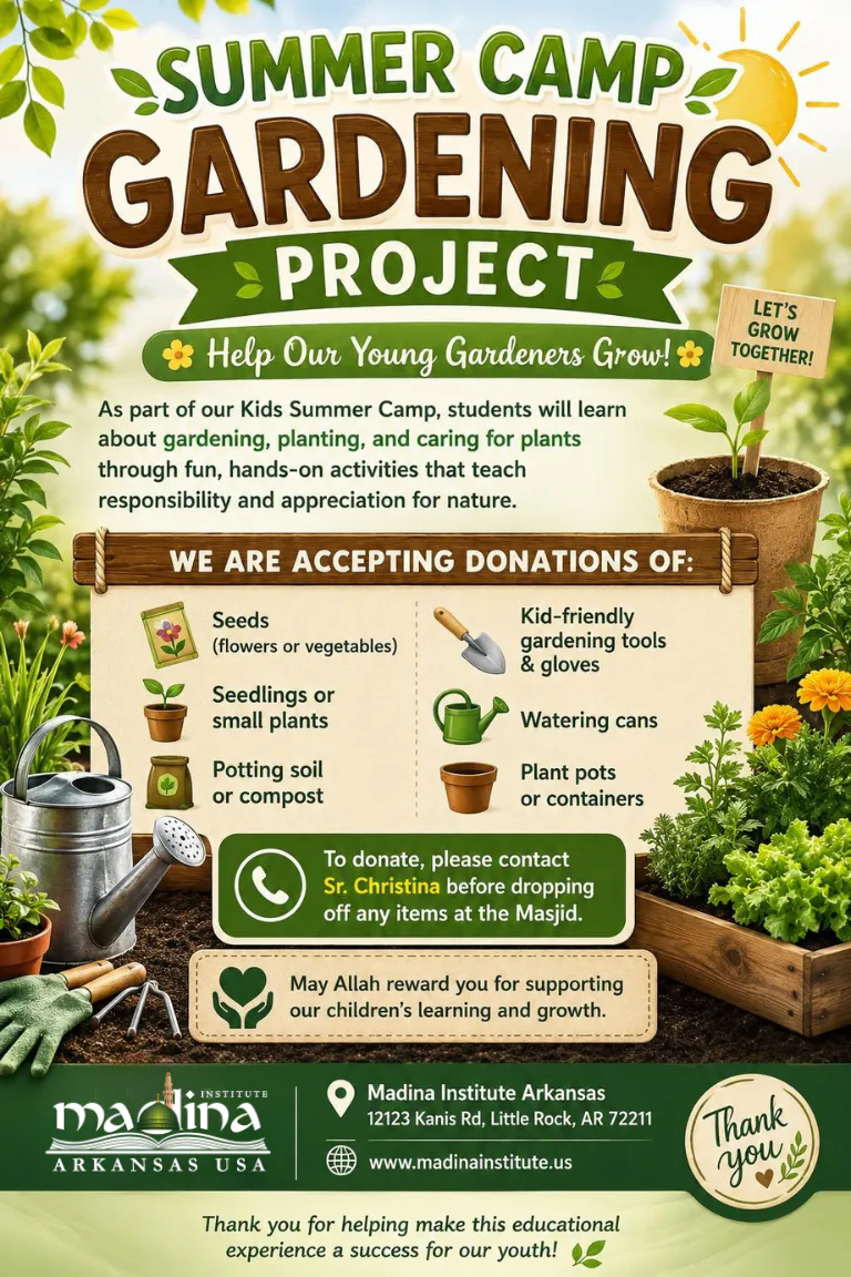 Summer Camp Gardening Project