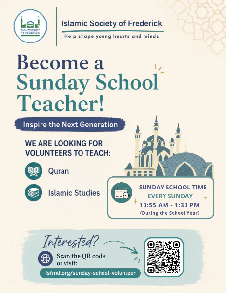Become a Sunday School Volunteer