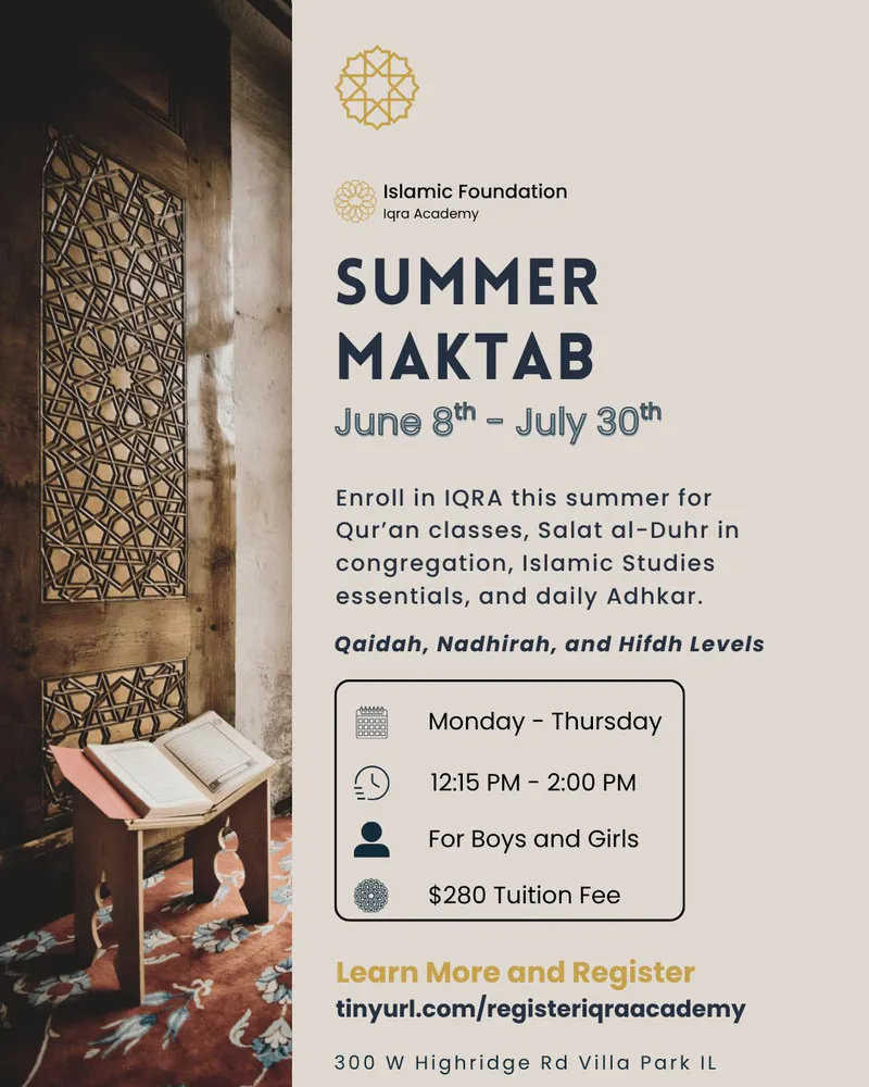 Iqra Academy Summer Maktab