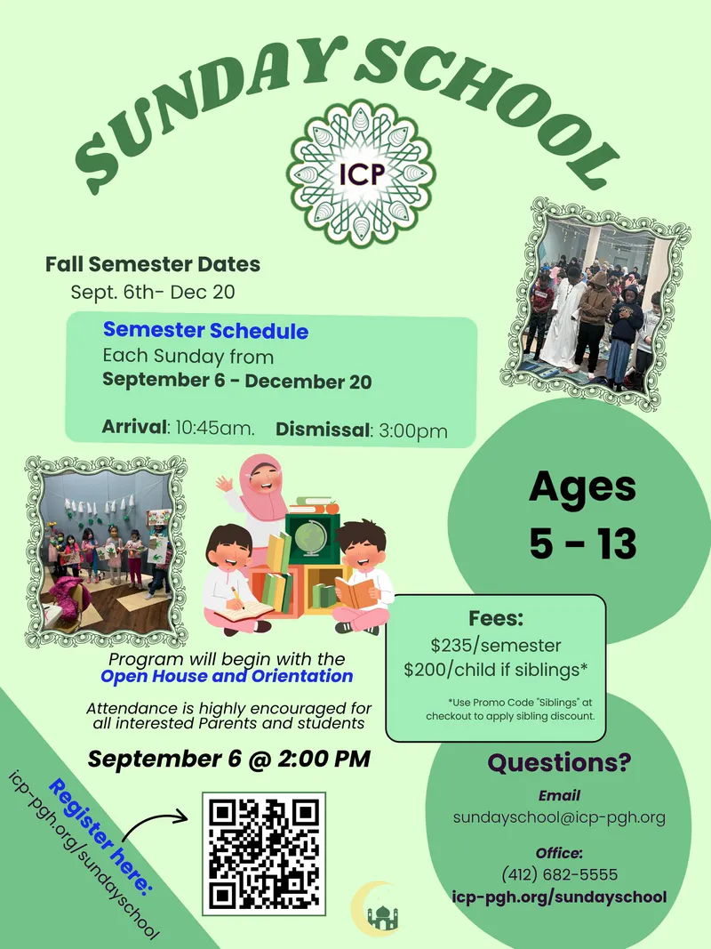 Sunday School Fall Semester